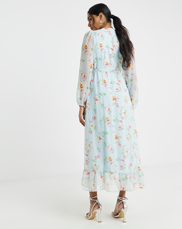 Vila L/S Ankle Wrap Dress