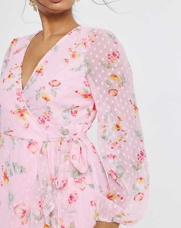 Vila L/S Ankle Wrap Dress