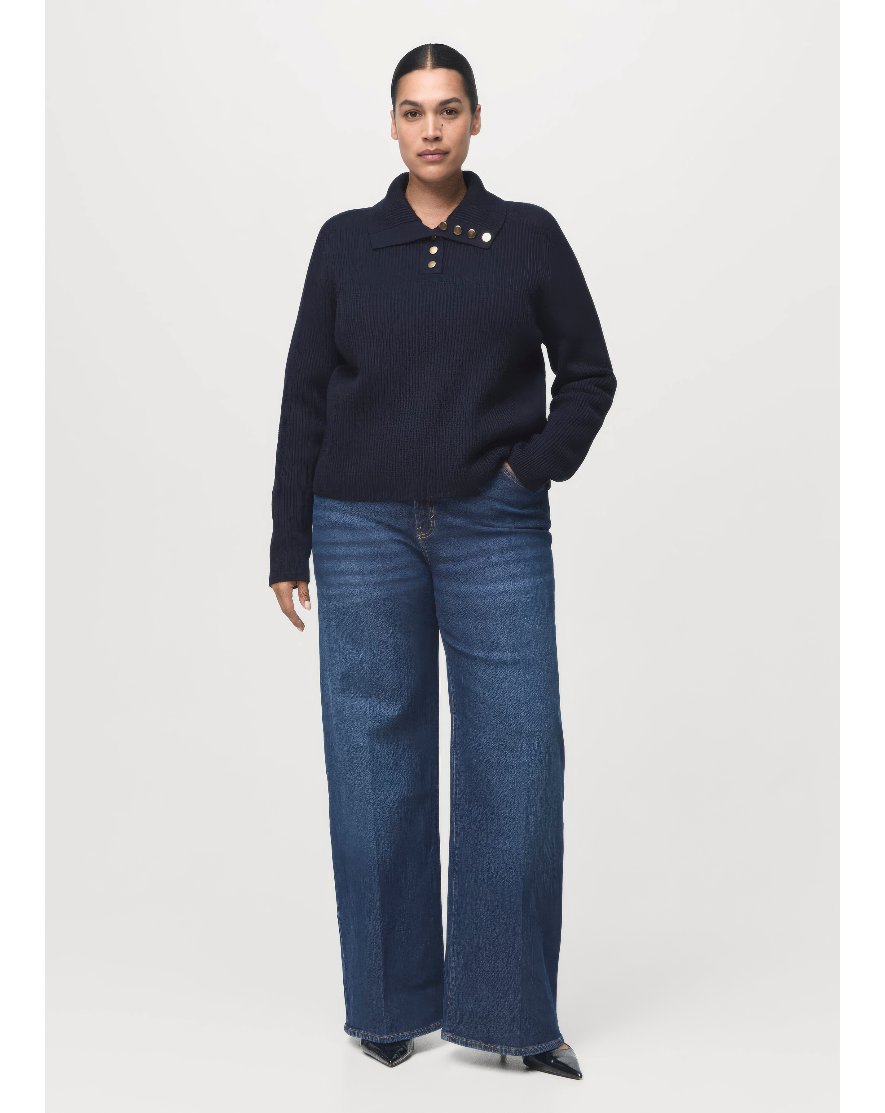 Mango Wide Leg Jeans