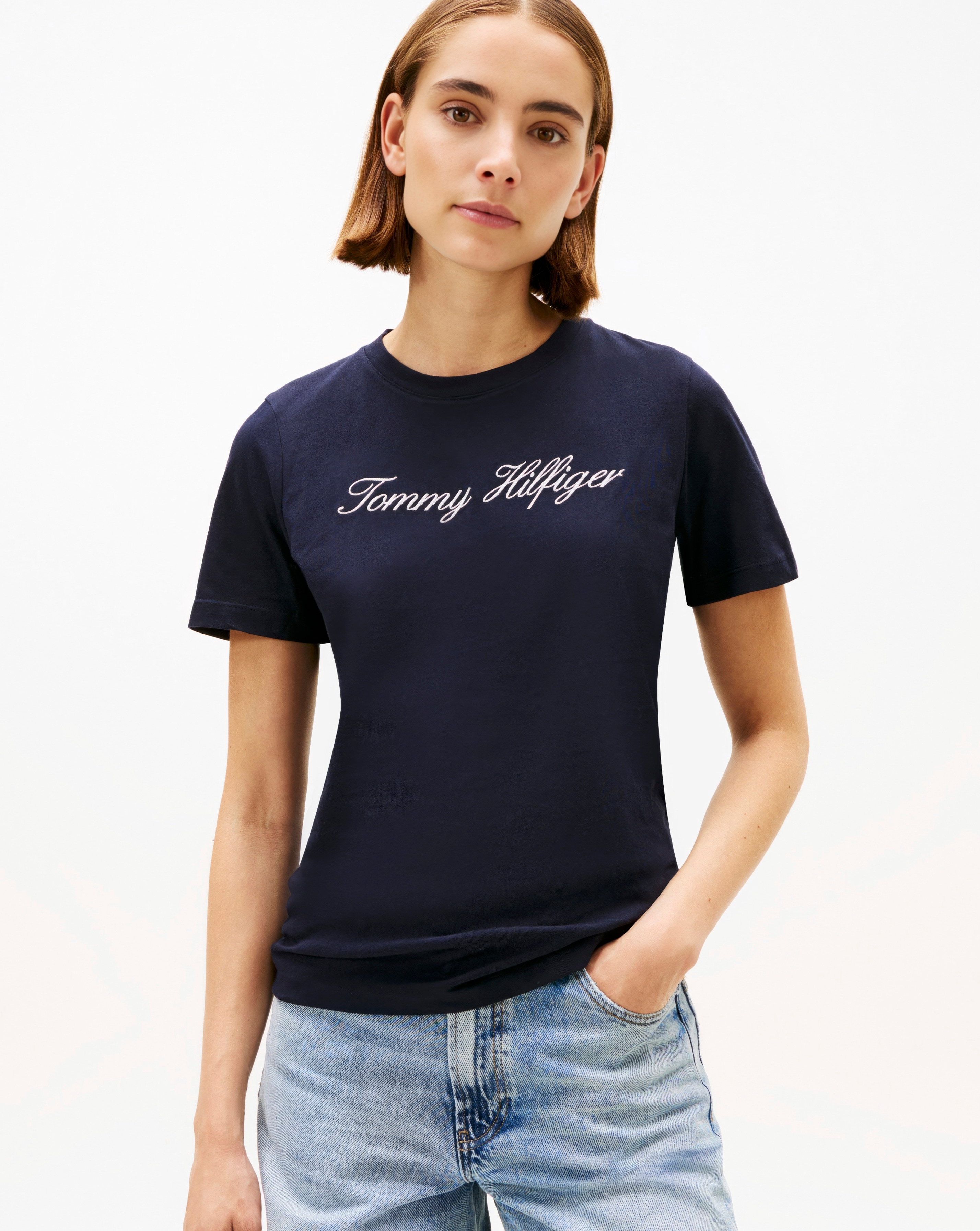 Tommy Hilfiger Script Crew Neck Tee