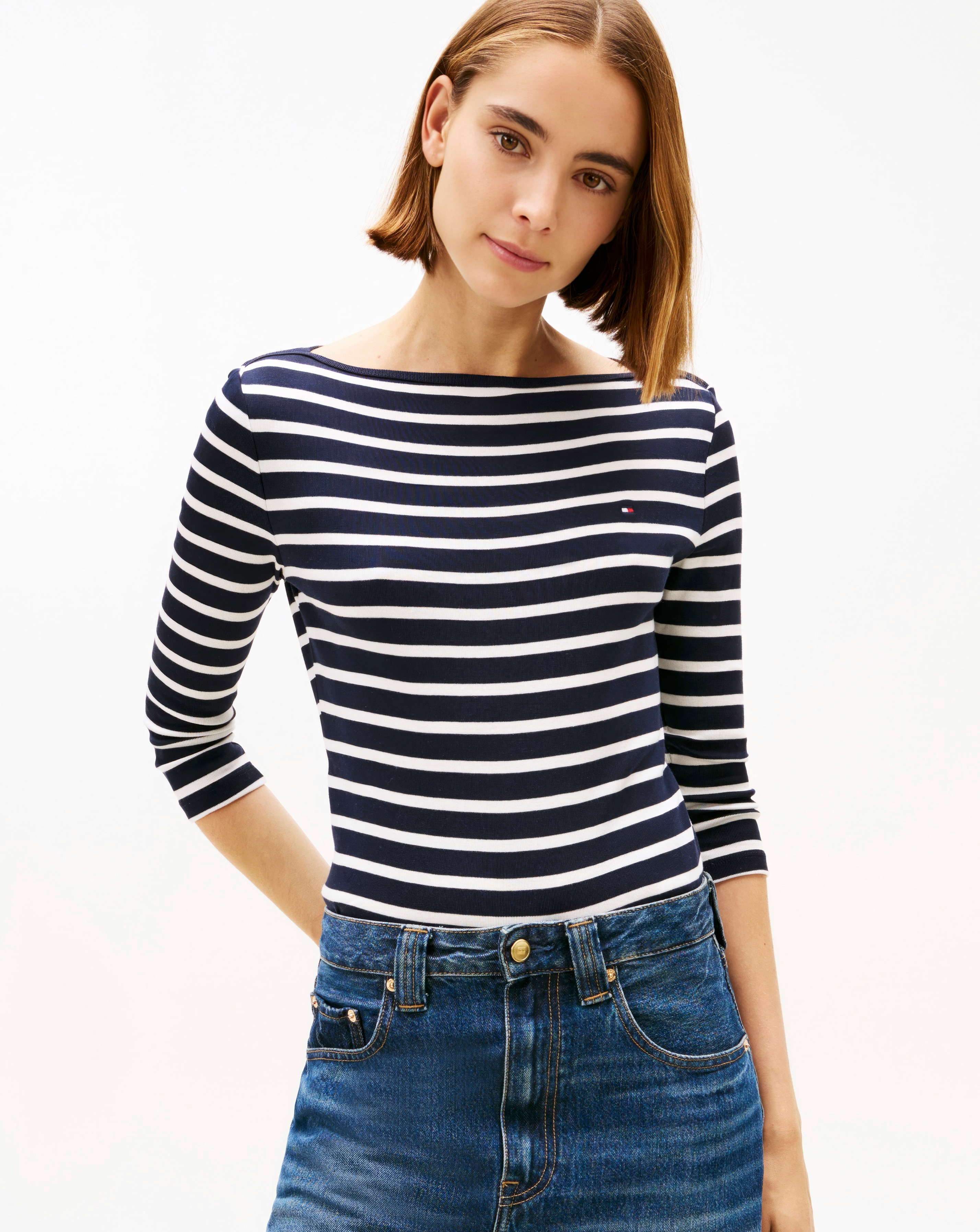 Tommy Hilfiger Slim Boat Neck Tee