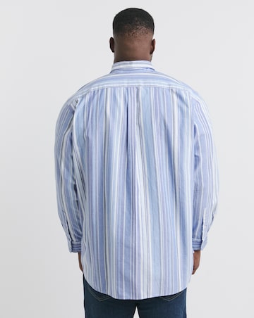 Polo Ralph Lauren Blue Striped Oxford Shirt