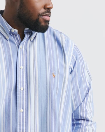 Polo Ralph Lauren Blue Striped Oxford Shirt