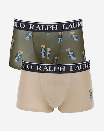 Polo Ralph Lauren 2 Pack Bear Print Gift Box Trunk - Multi