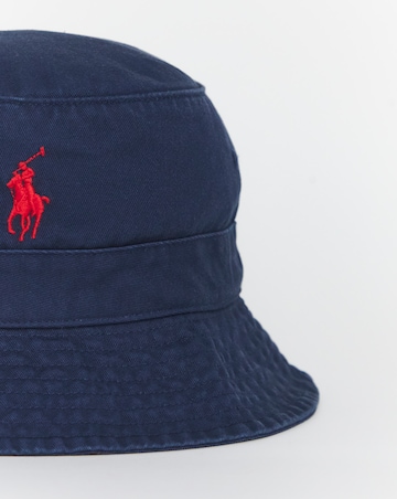 Polo Ralph Lauren Twill Pony Bucket Hat - Navy