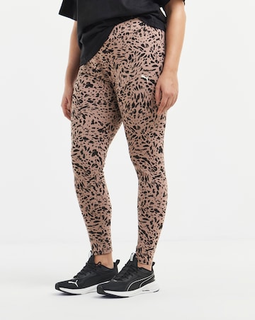 PUMA Animal Print Mid-Rise Leggings