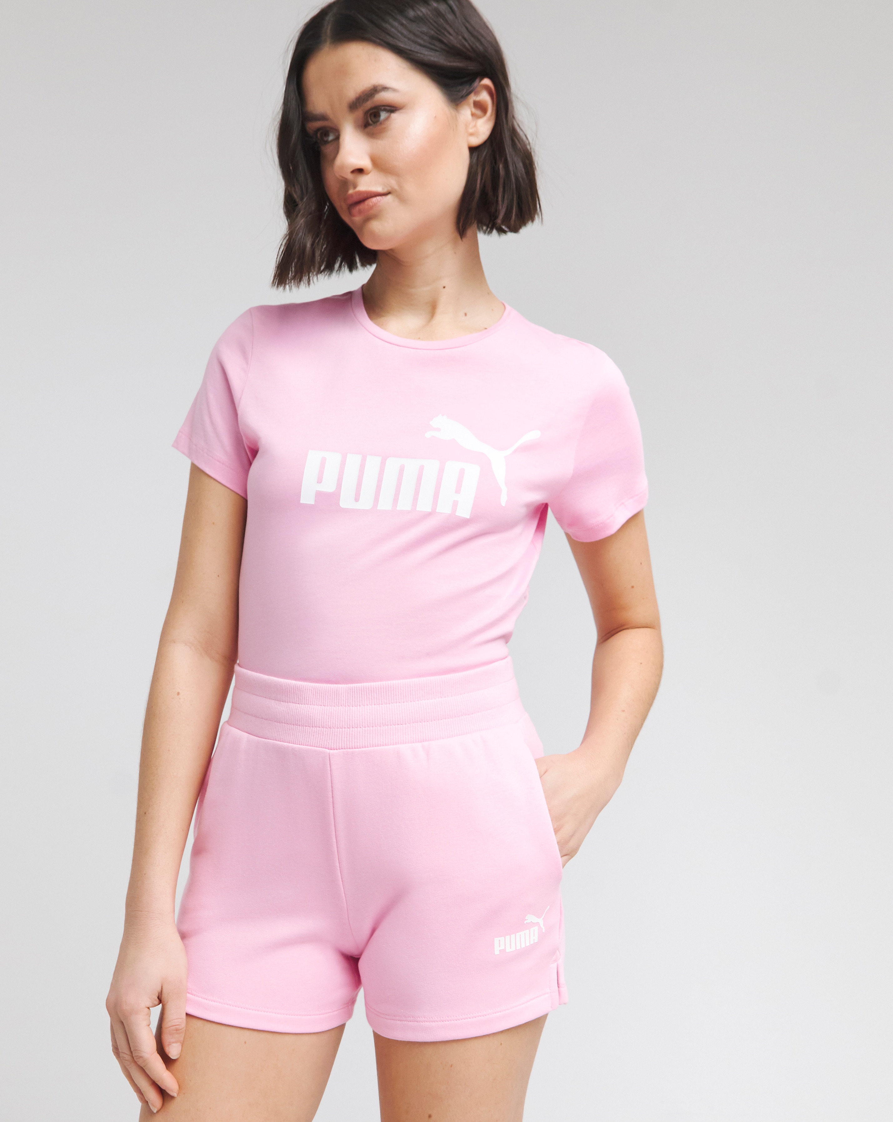 PUMA Essential 5 High Waist Shorts"