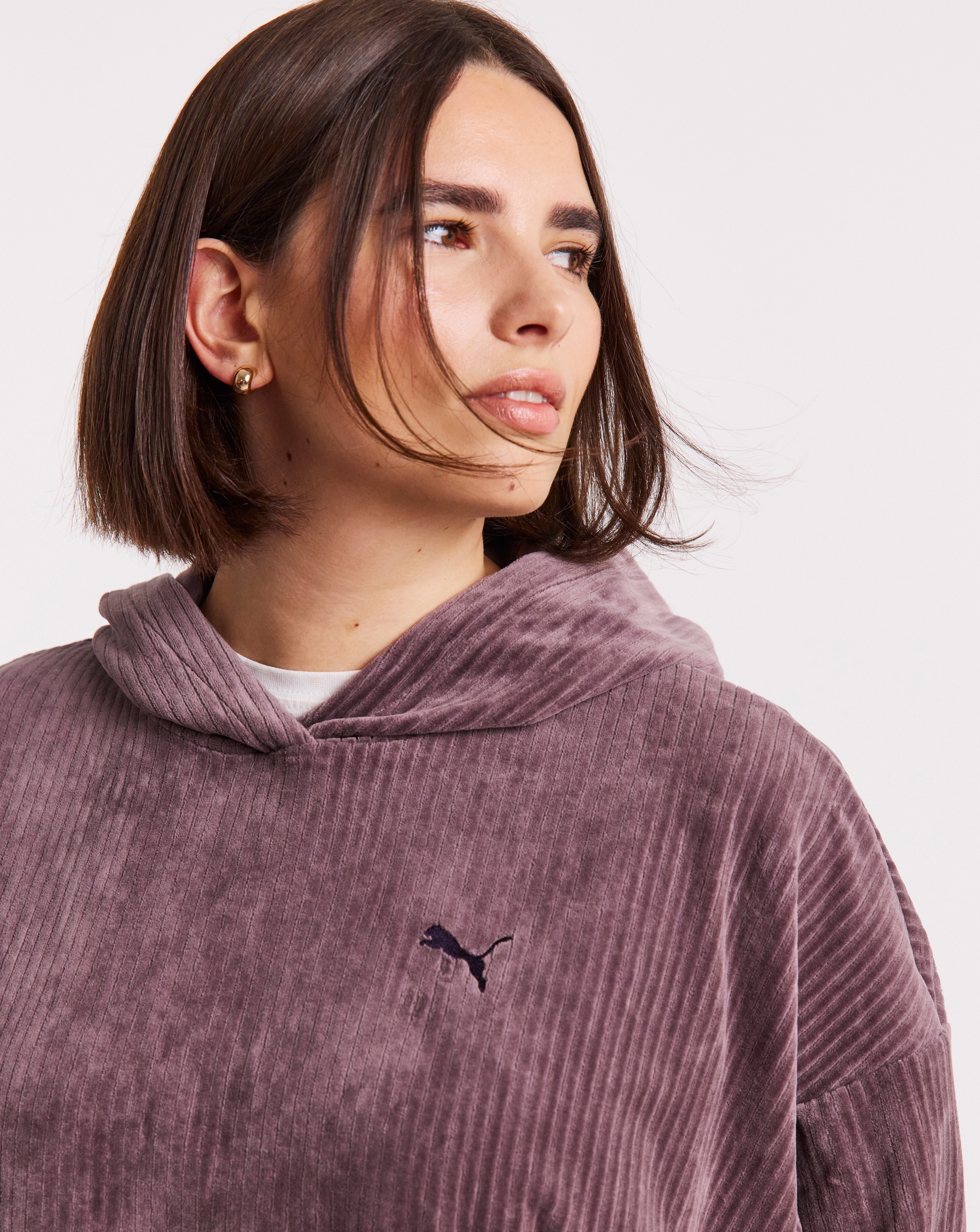 PUMA Essential Comfort Valour Rib Hoodie