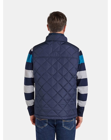 Raging Bull Quilted Gilet Navy