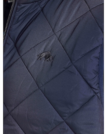 Raging Bull Quilted Gilet Navy