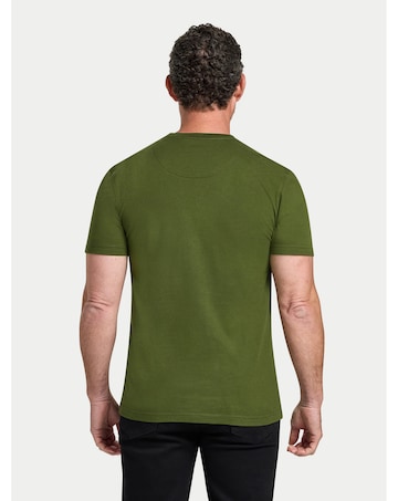 Raging Bull RB Bikers Club Print T-Shirt Army Green