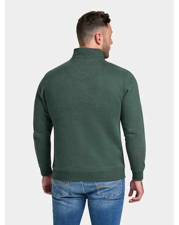 Raging Bull Classic Jersey Quarter Zip Sweat Forest