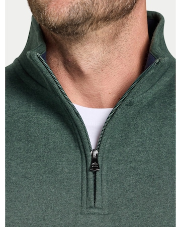 Raging Bull Classic Jersey Quarter Zip Sweat Forest