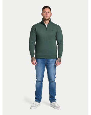 Raging Bull Classic Jersey Quarter Zip Sweat Forest