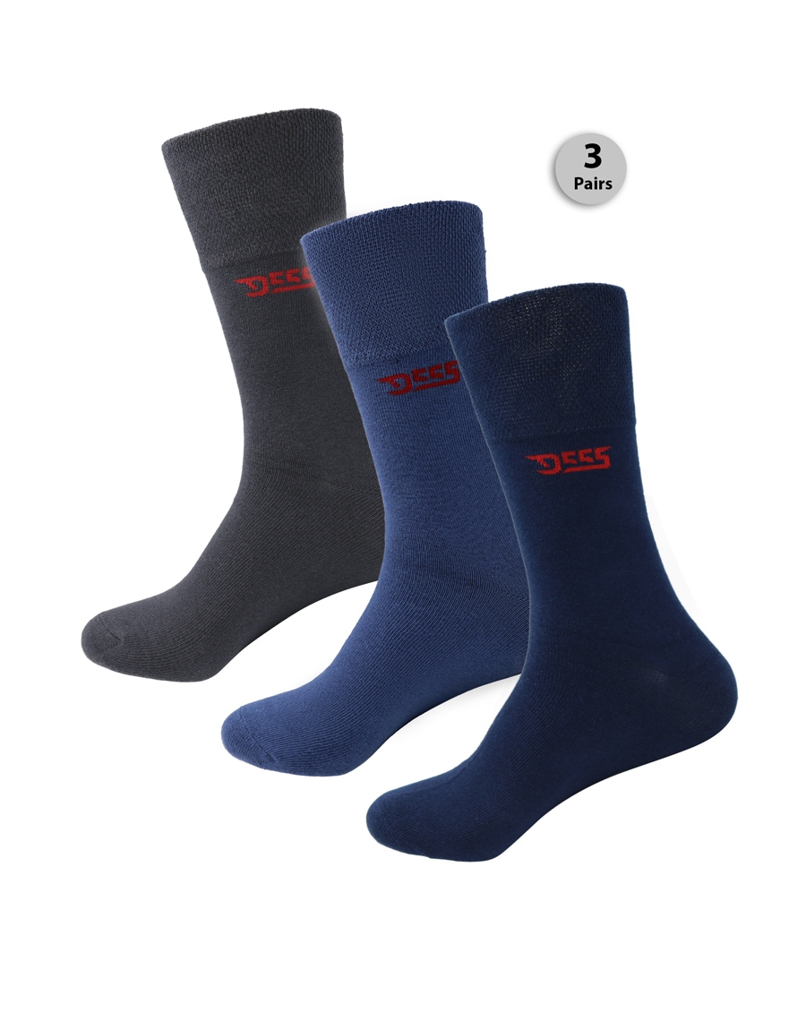 New In - Pack Of 3 Extra Wide Comfort Fit Socks