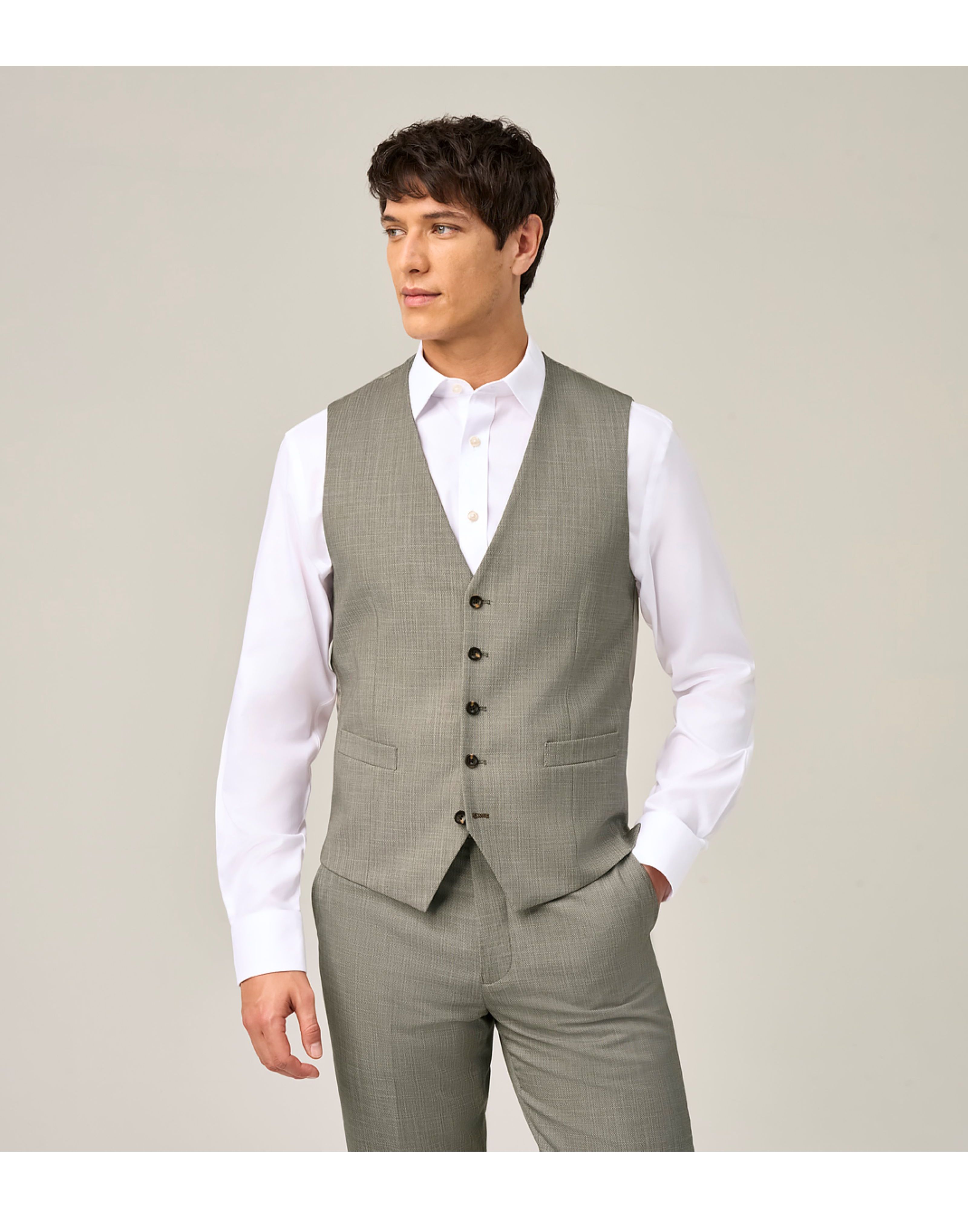 Skopes Redding Suit Waistcoat Sage
