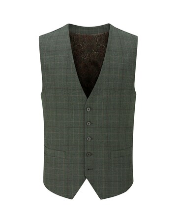 Skopes Wesley Suit Waistcoat Green