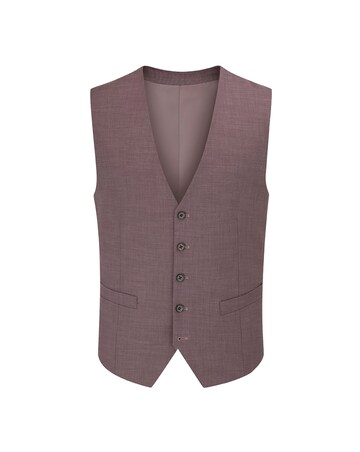 Skopes Lucien Suit Waistcoat Berry