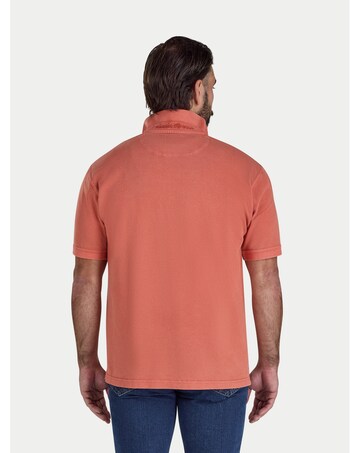 Raging Bull Garment Dyed Polo Burnt Orange