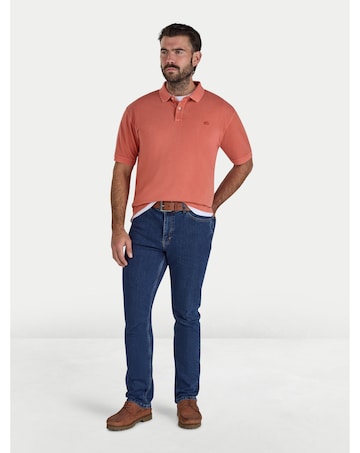 Raging Bull Garment Dyed Polo Burnt Orange