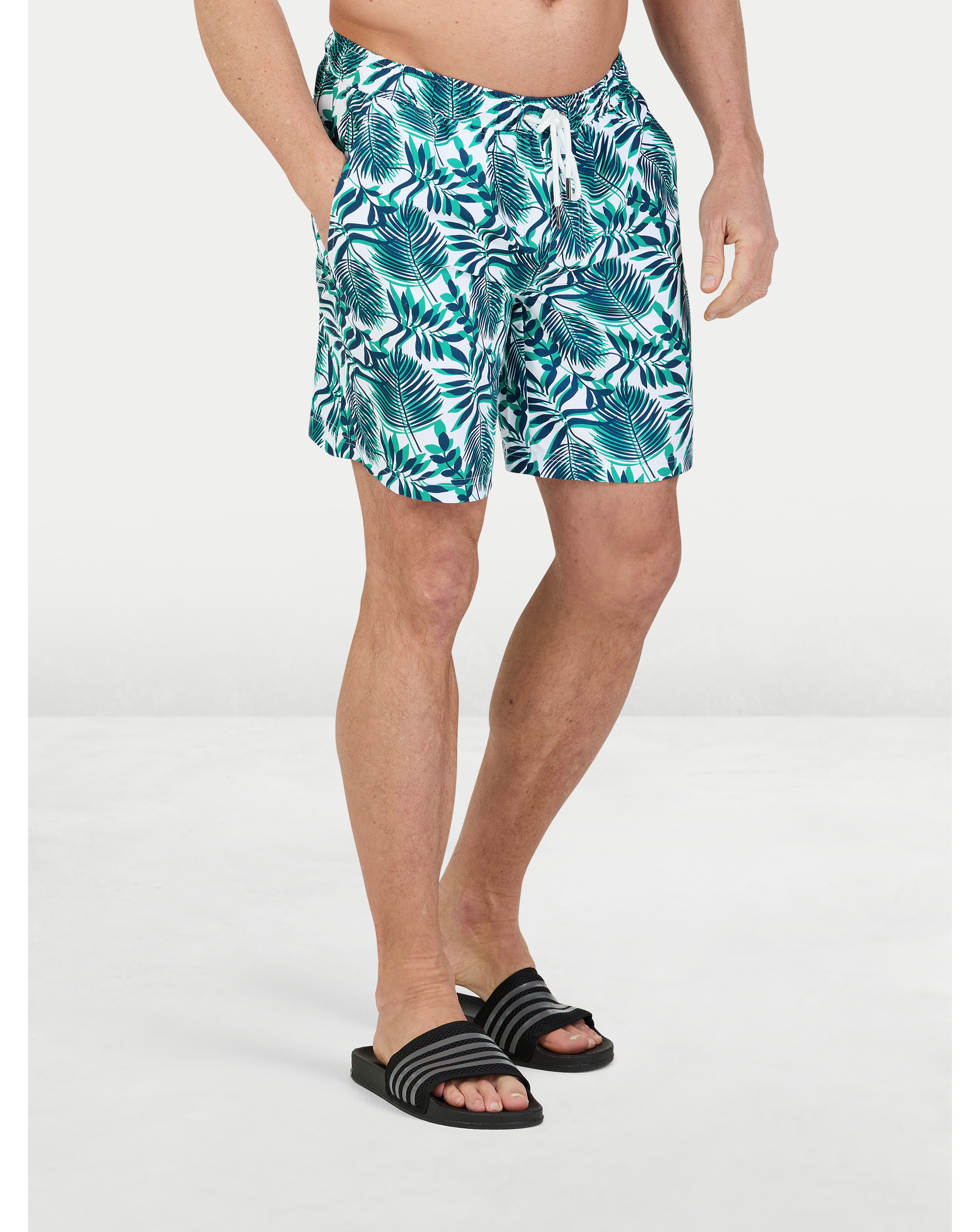 New In - Raging Bull Hawaii Patterned Swim Short