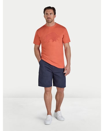 Raging Bull Flock Union Jack Bull T-Shirt Orange