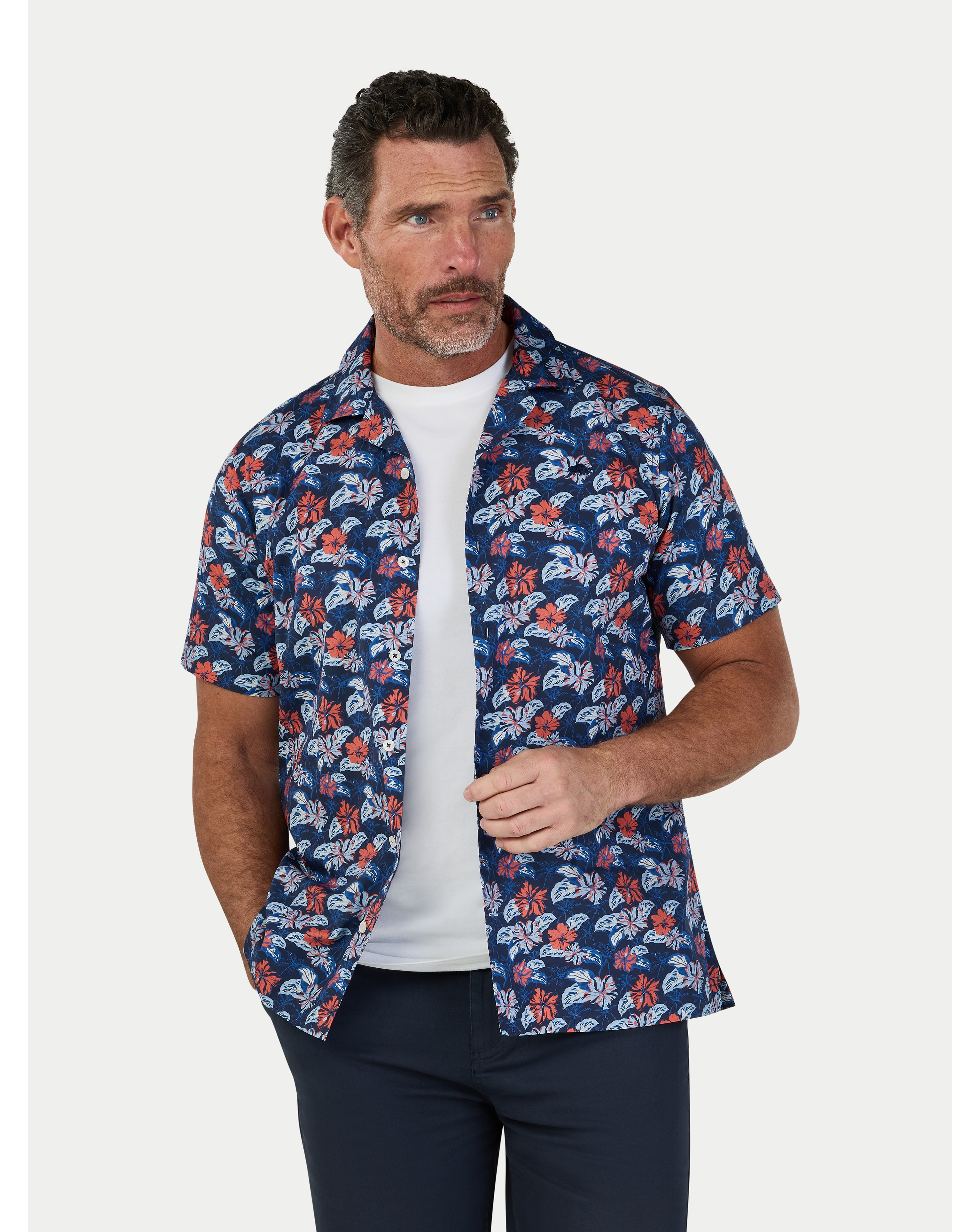 New In - Raging Bull SS Hawaii Floral Shirt