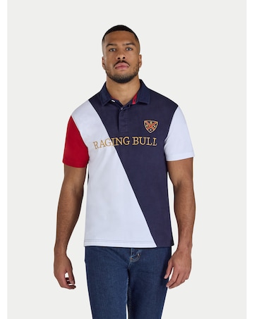 Raging Bull Diagonal Panel Rugby Navy