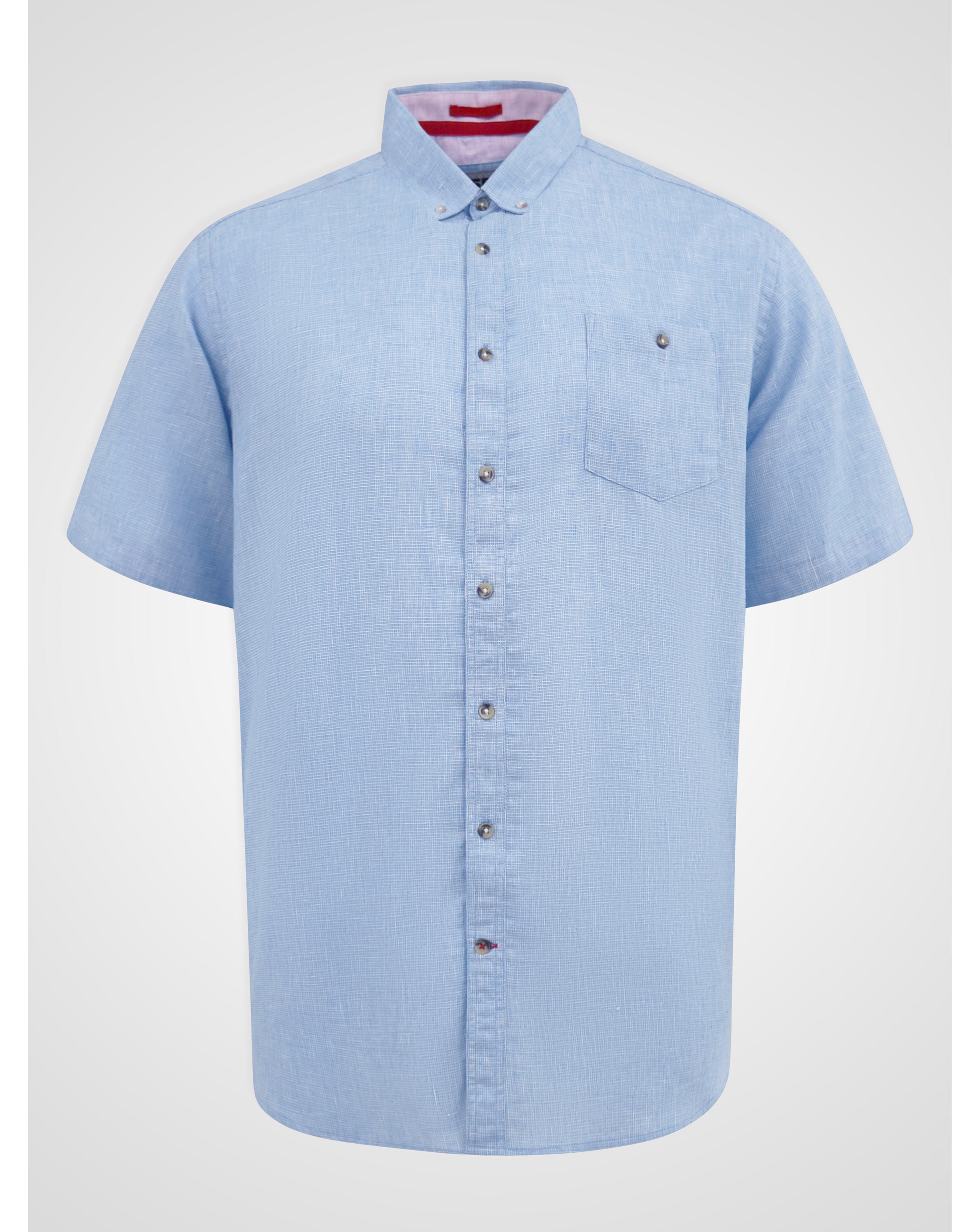 New In - D555 CLARKE 1 Linen Mix S/S Shirt
