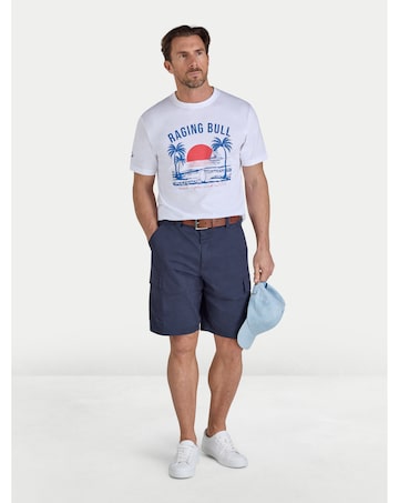 Raging Bull Beach Rugby T-Shirt White