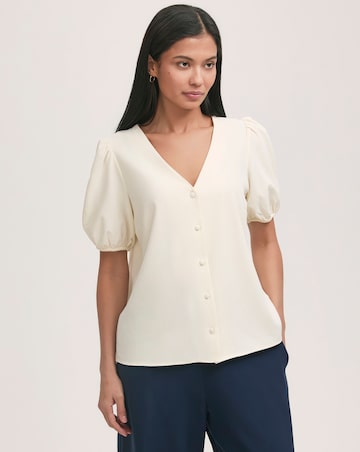 Finery London Puff Sleeve Blouse