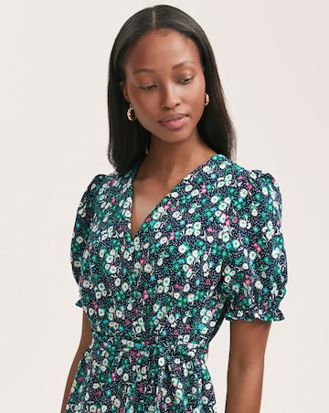 Finery London Tie Waist Dress