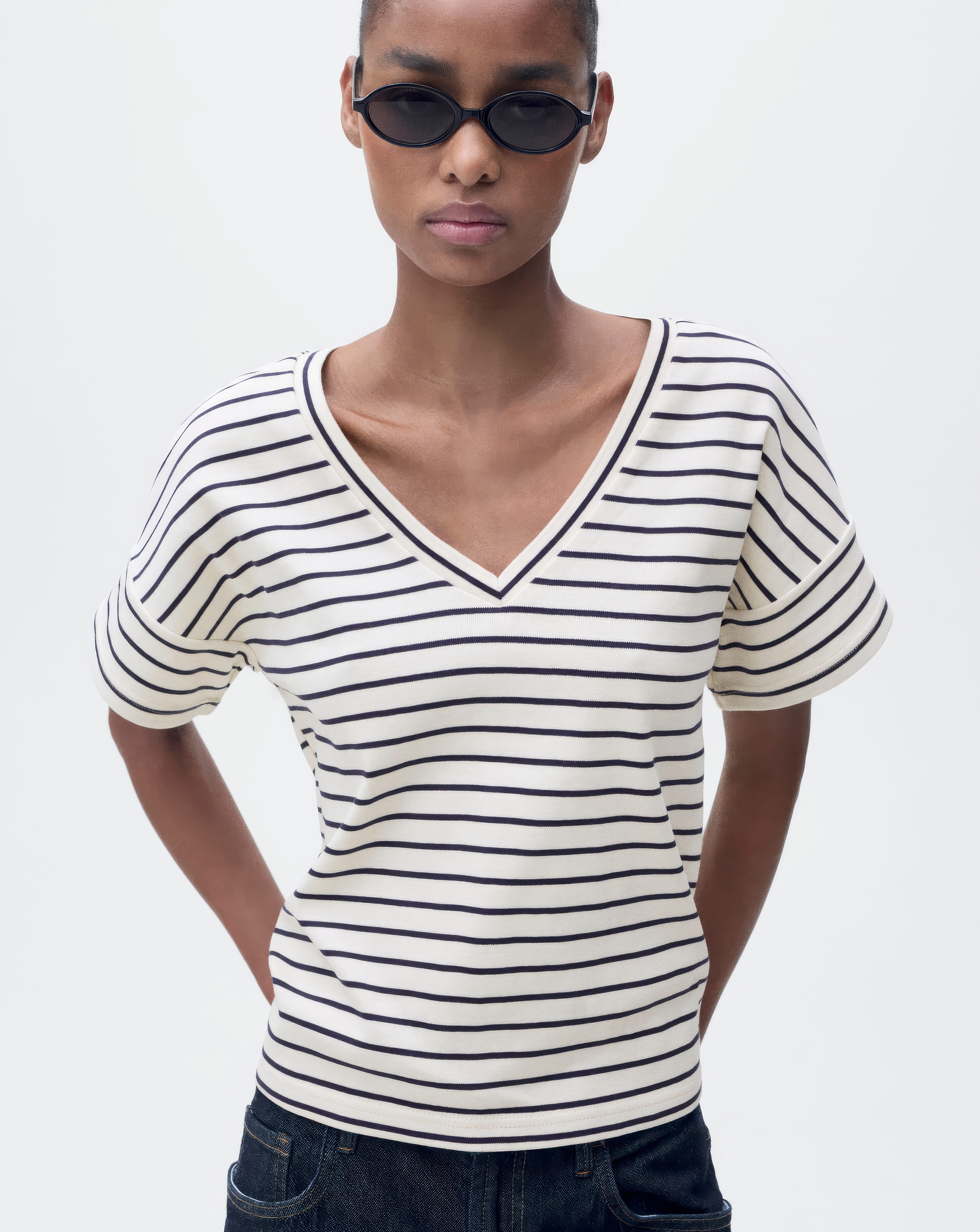 Mango Stripe T-Shirt
