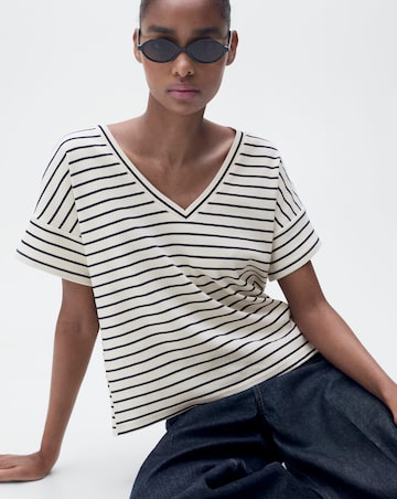 Mango Stripe T-Shirt