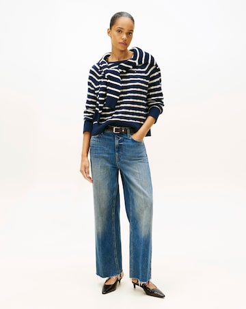 Tommy Hilfiger Soft Wool Cable Relaxed Crew Neck Sweater
