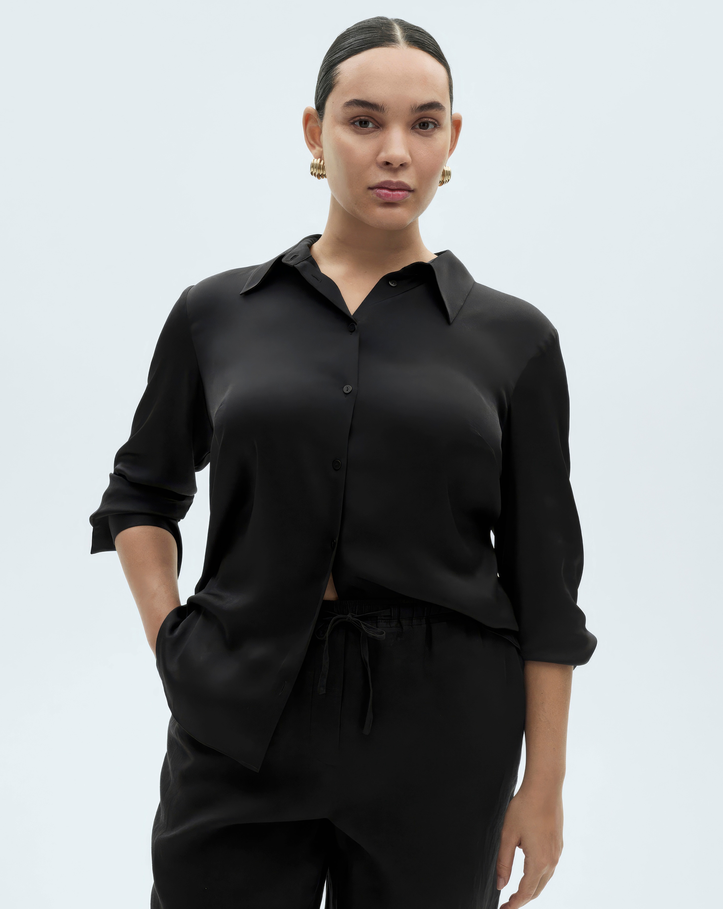 Mango Linen Straight Linen-Blend Trouser