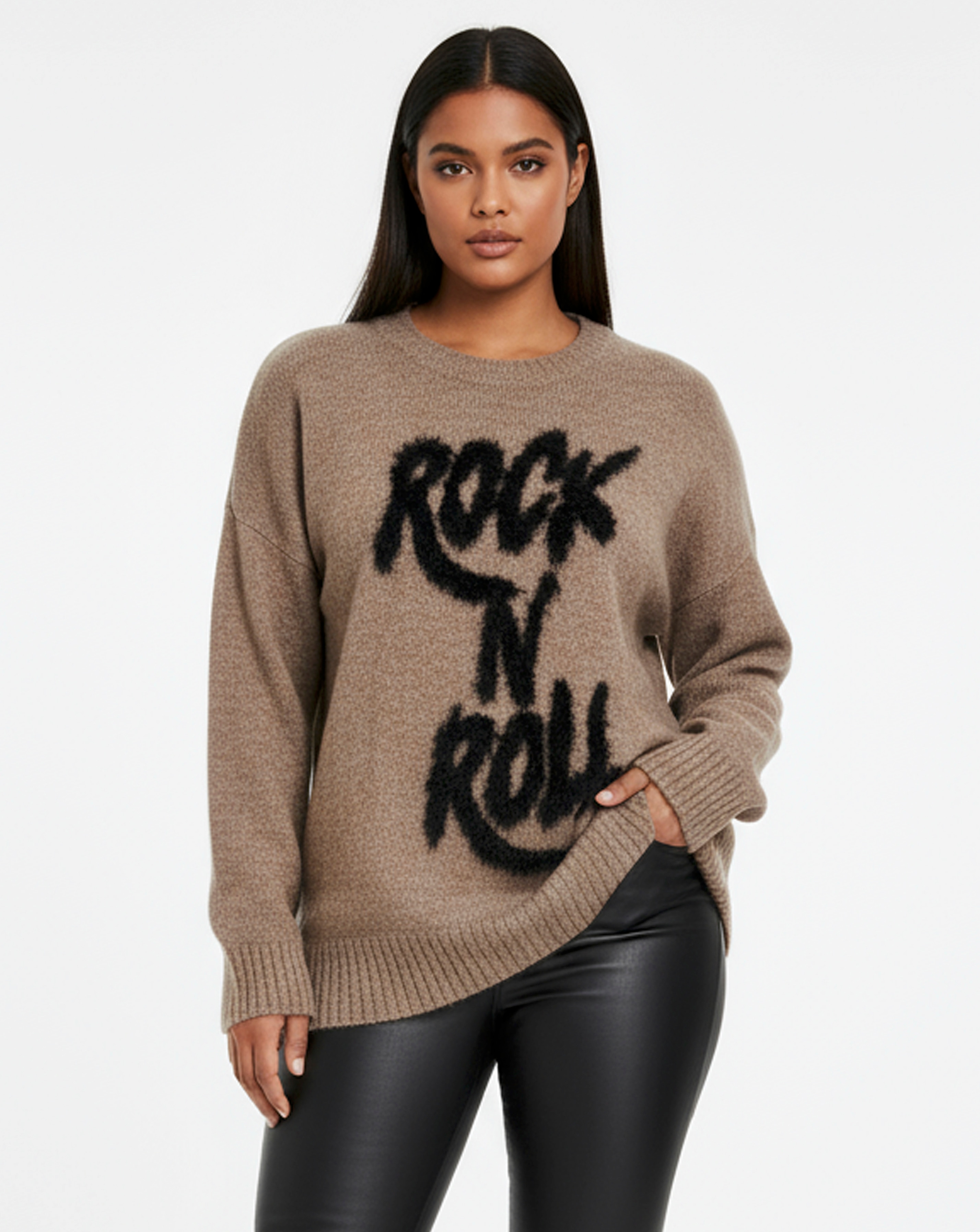 Religion Relaxed Fit Rock N Roll Jumper