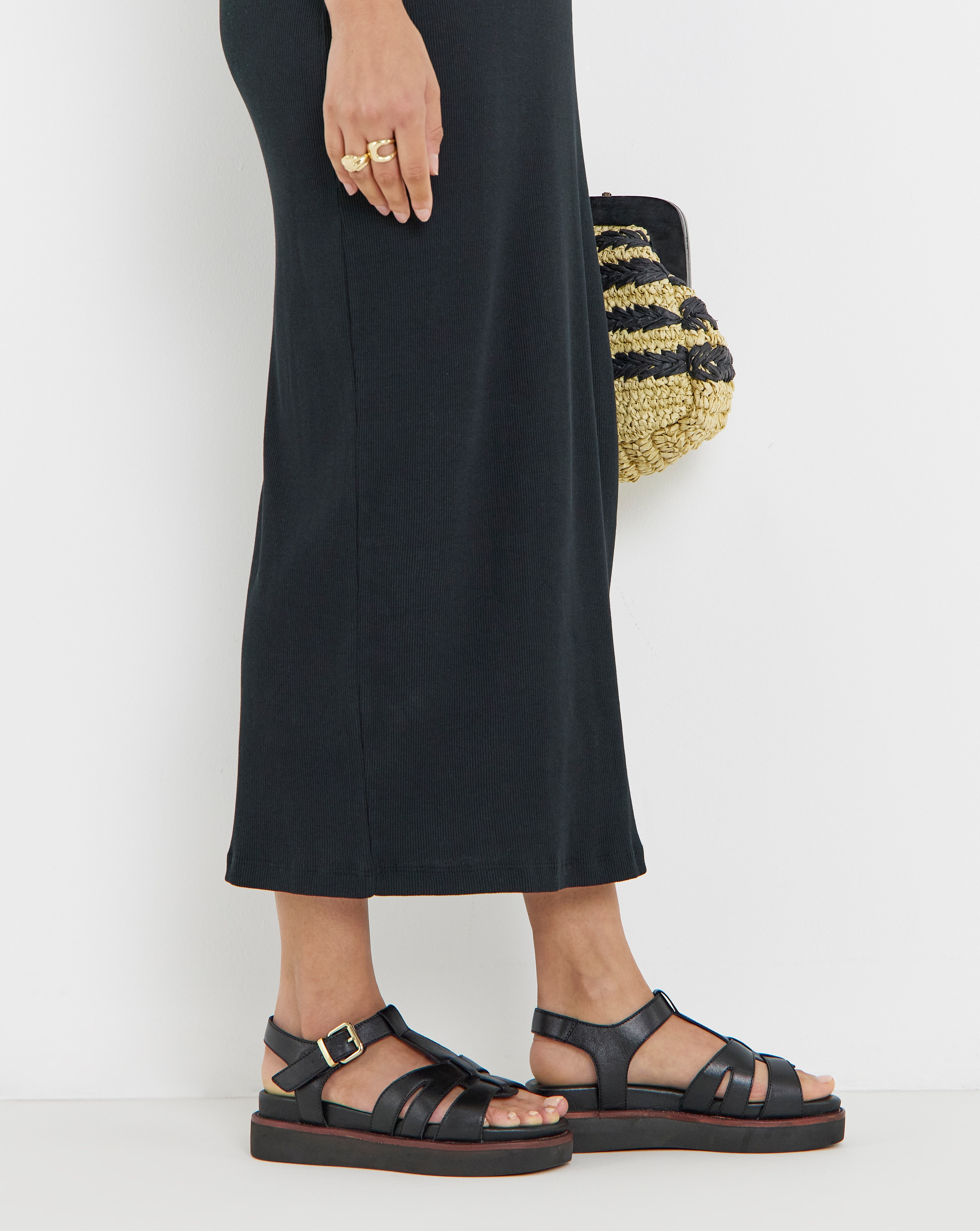 New In - T Bar Fisherman Sandal Wide