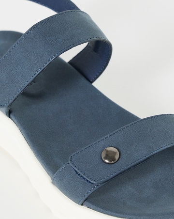 Farren Two Part Sporty Sandals - Wide Fit (E)