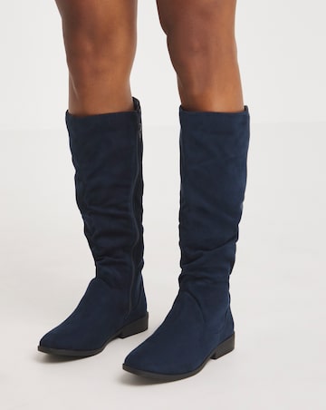 Evren Ruched Boot - Extra Wide Fit (EEE) & Super Curvy Calf