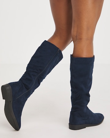Evren Ruched Boot - Extra Wide Fit (EEE) & Super Curvy Calf