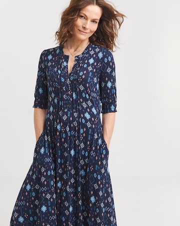 Julipa Pintuck Jersey Midi Dress