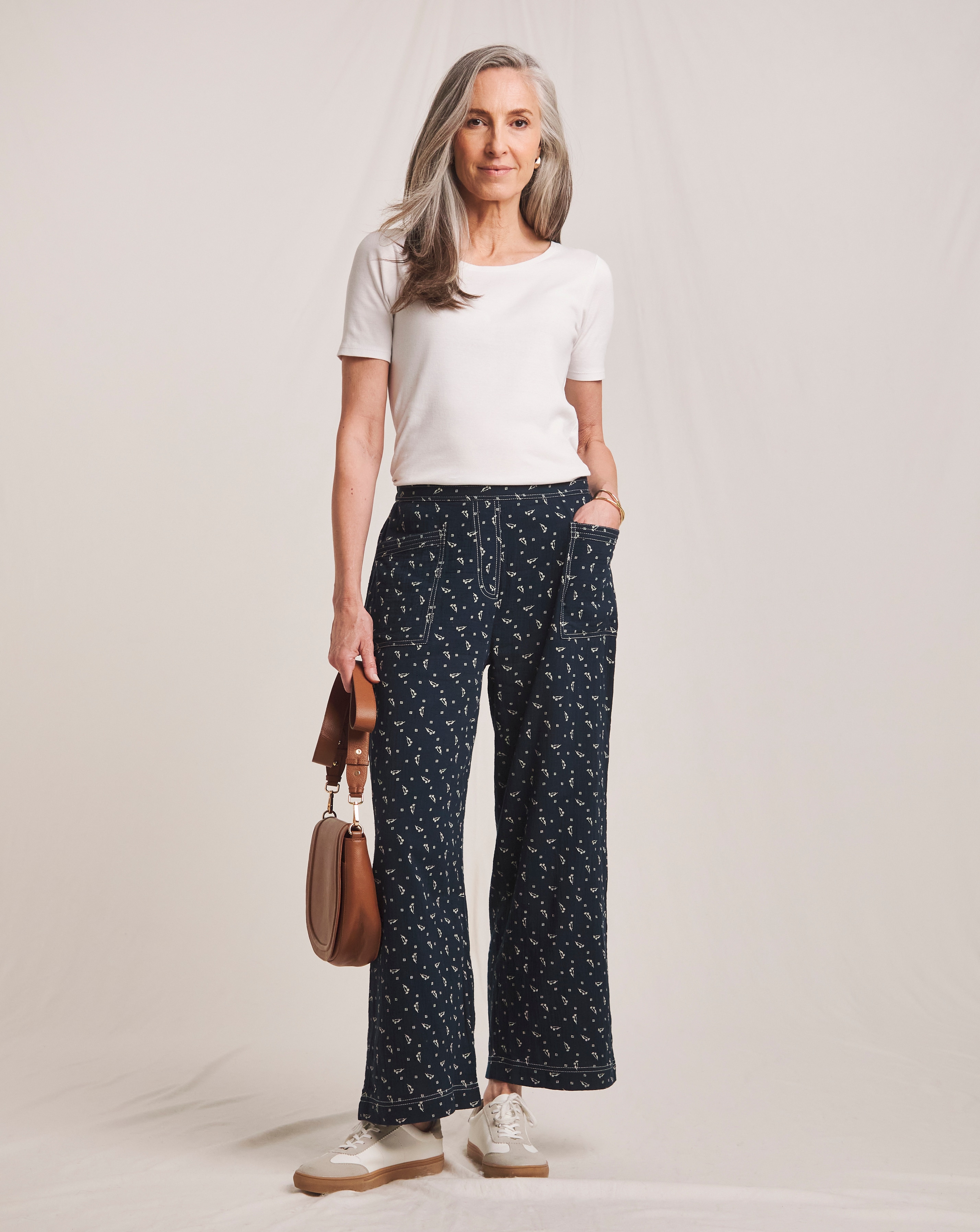 Julipa Pure Cotton Printed Trouser