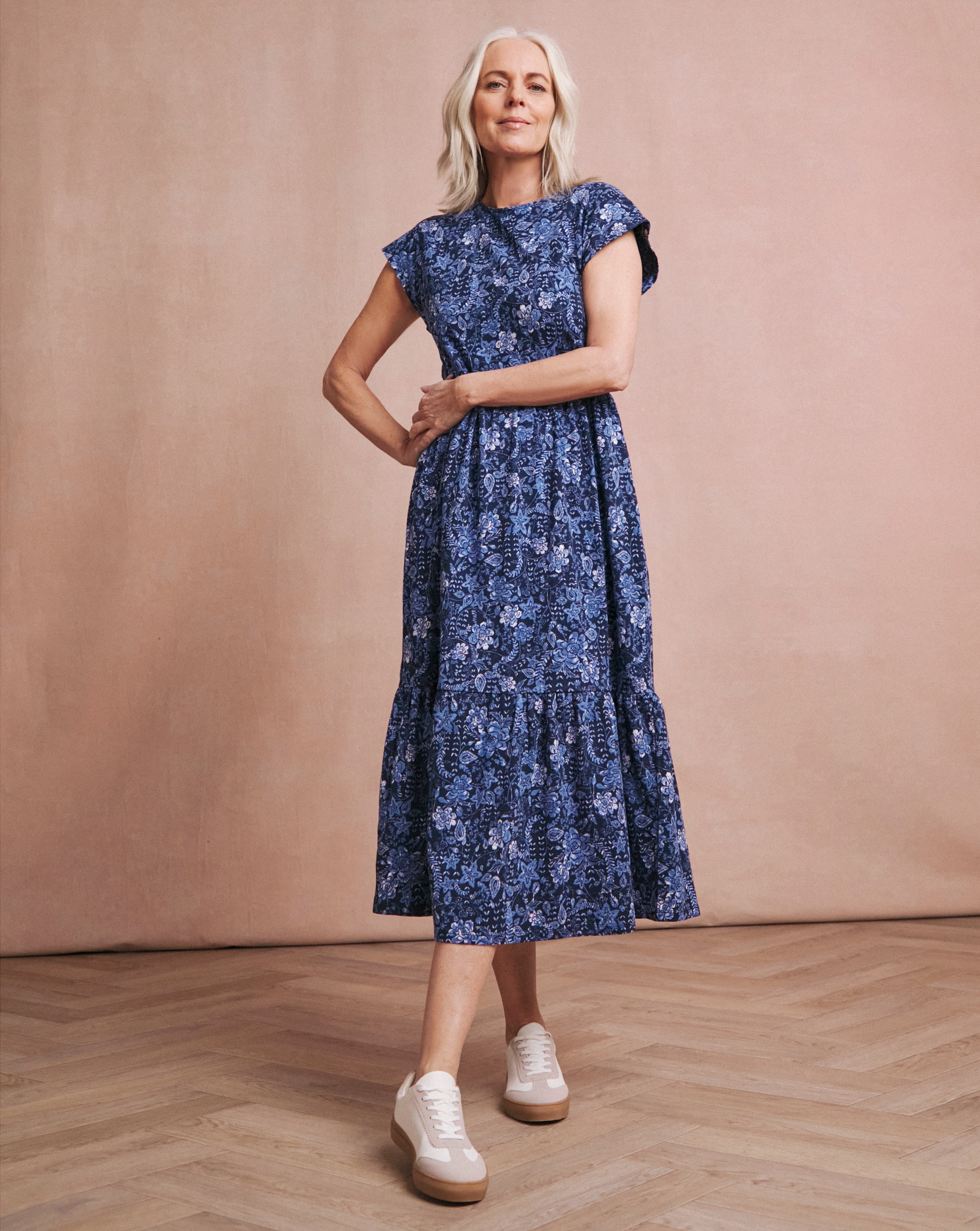 Julipa Twist Back Pure Cotton Dress