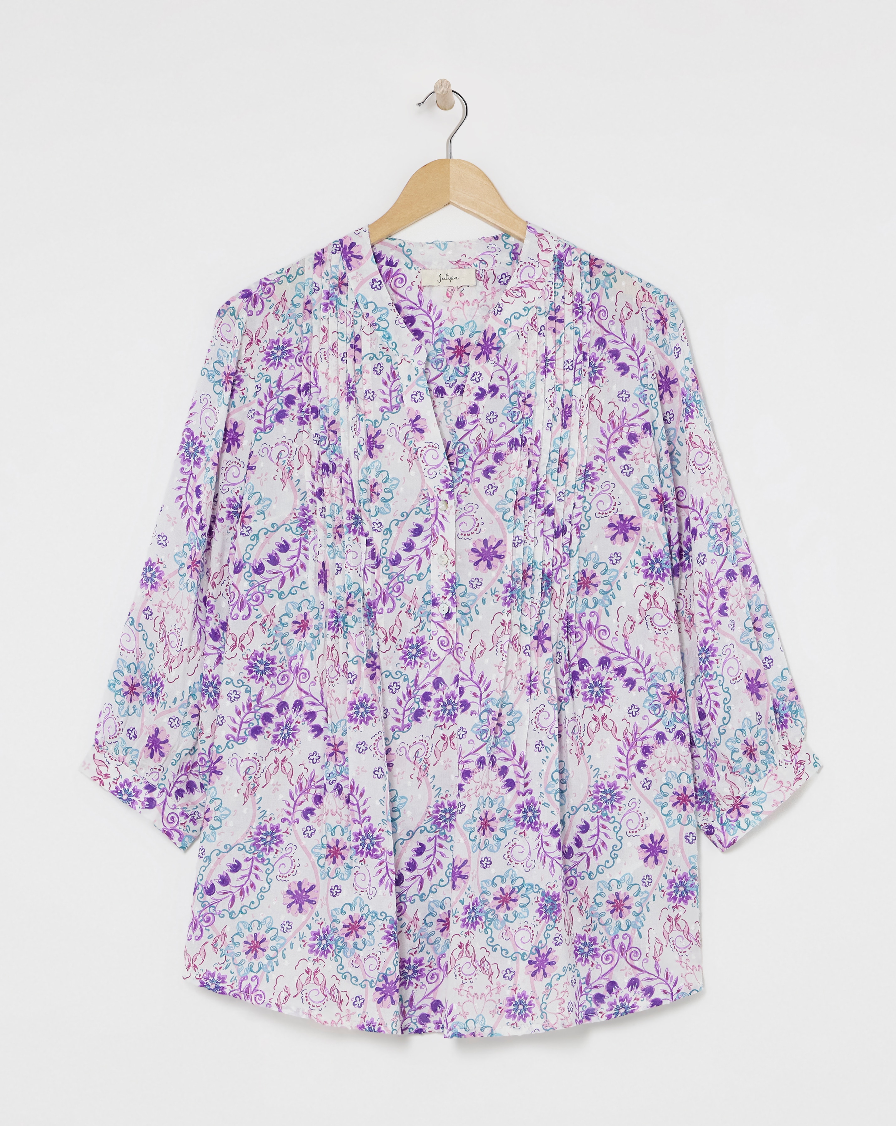 Julipa Pintuck Dobby Tunic