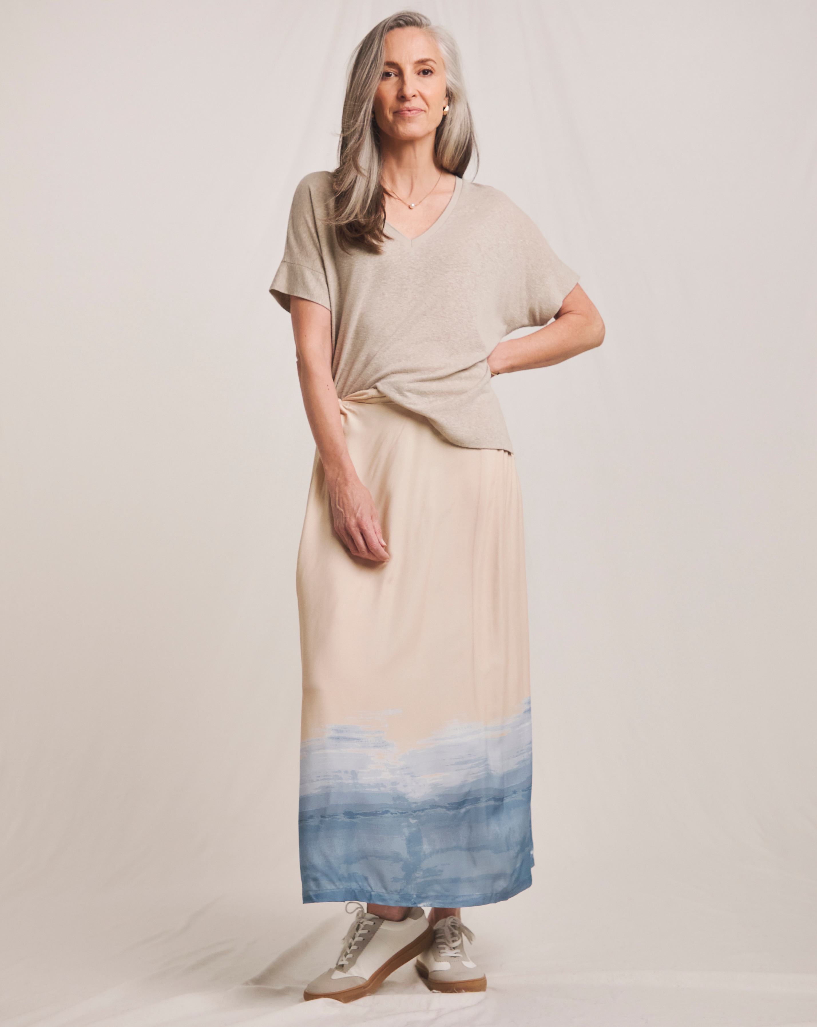 Julipa Mock Wrap Skirt