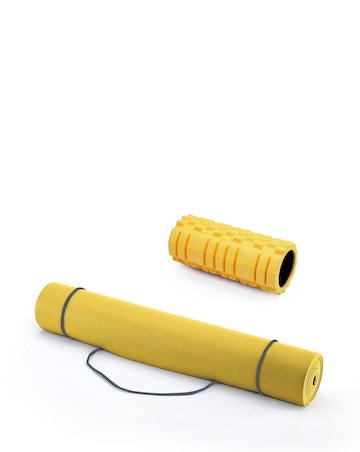 Davina Yoga Mat & Foam Roller Kit