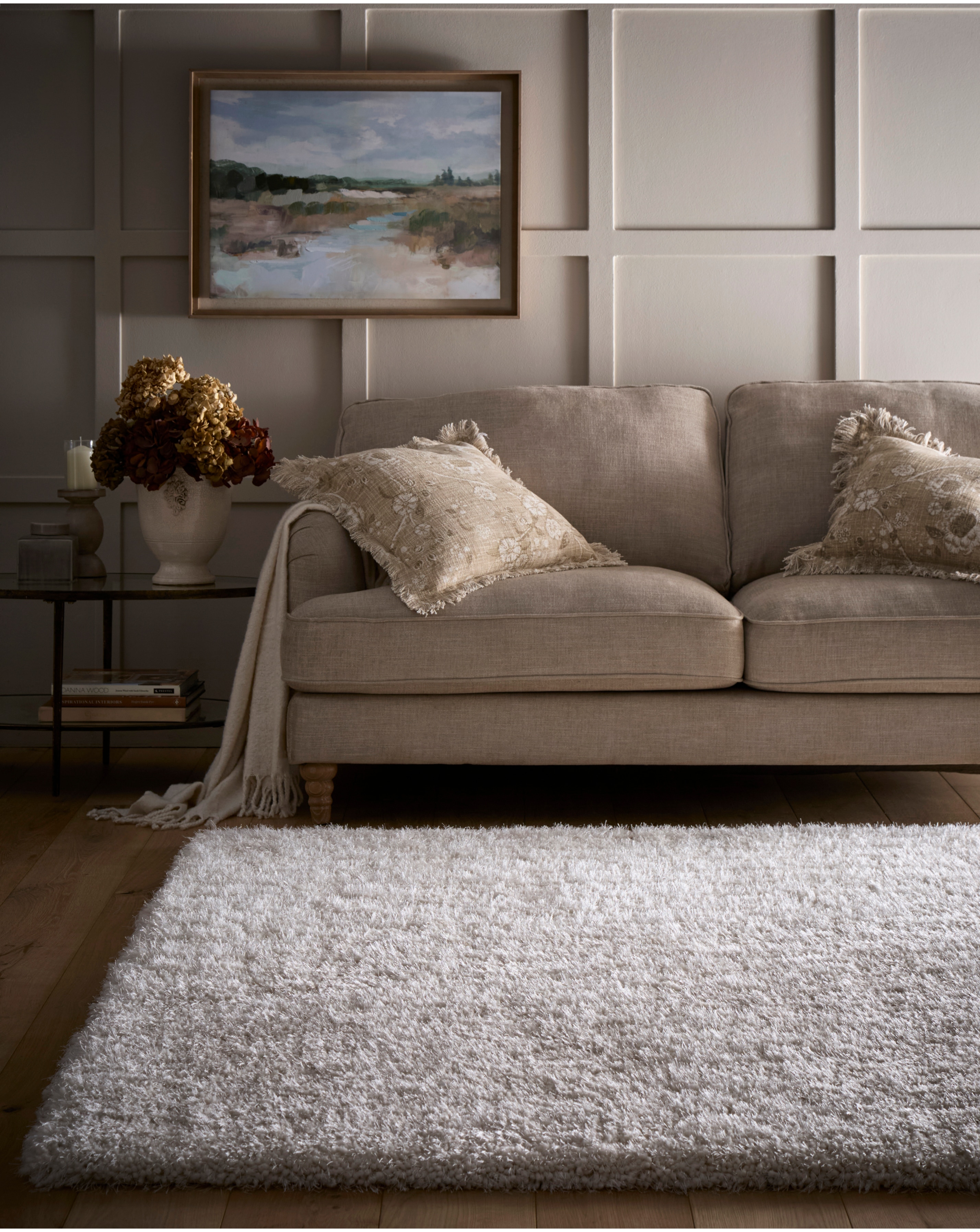 Chicago Light Neutrals Shaggy Rug
