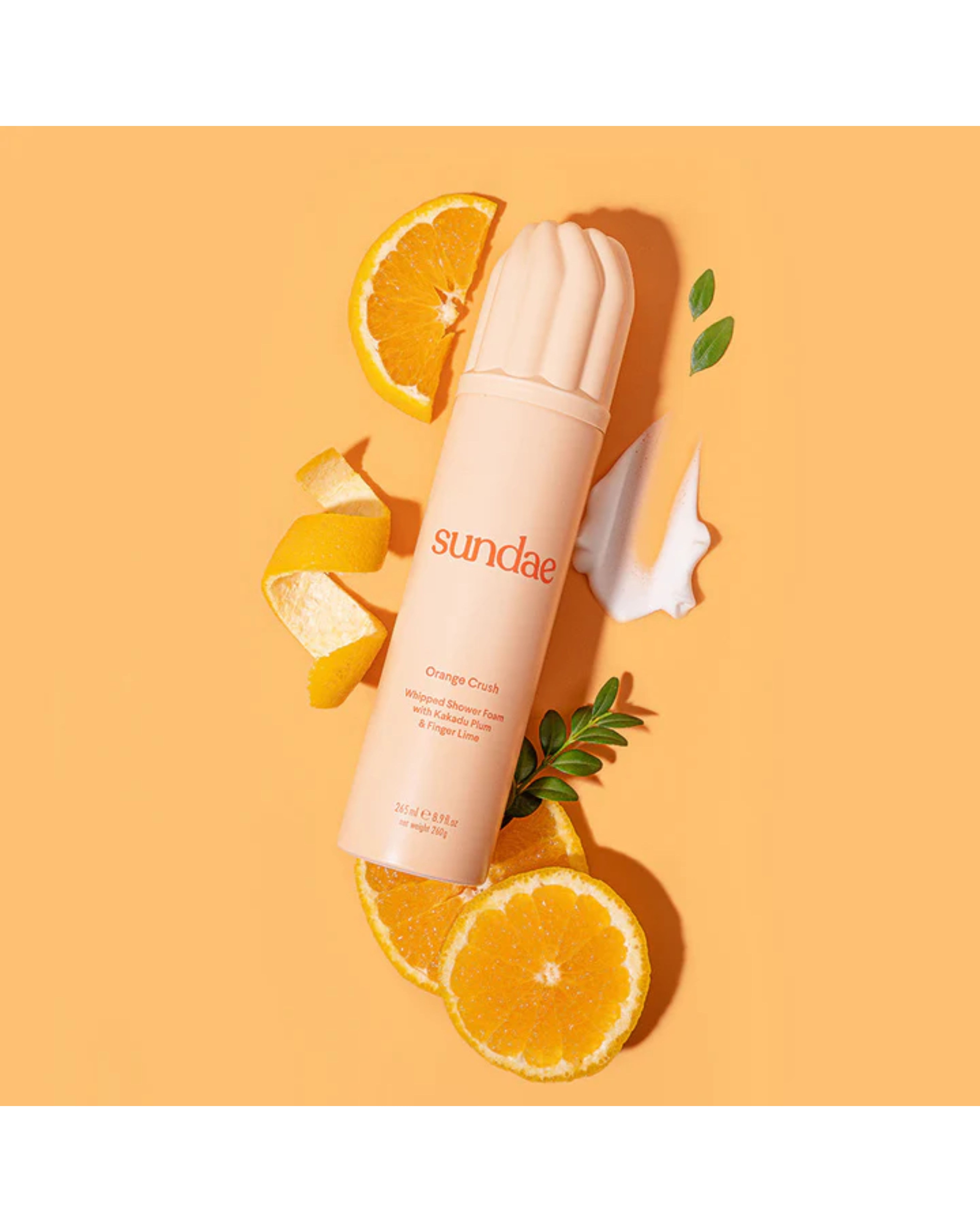 Sundae Whipped Shower Foam- Orange Crush
