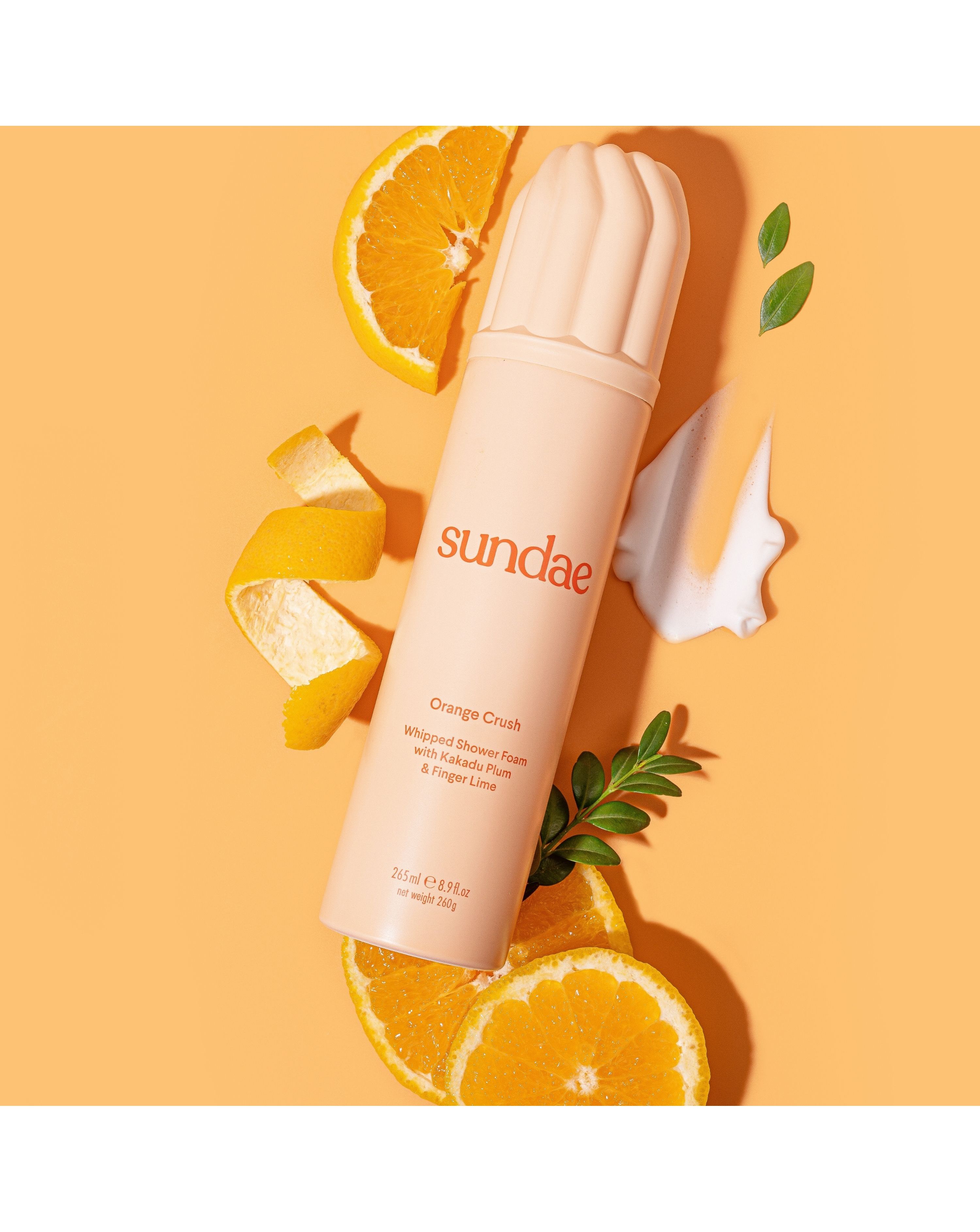 Sundae Whipped Shower Foam- Orange Crush